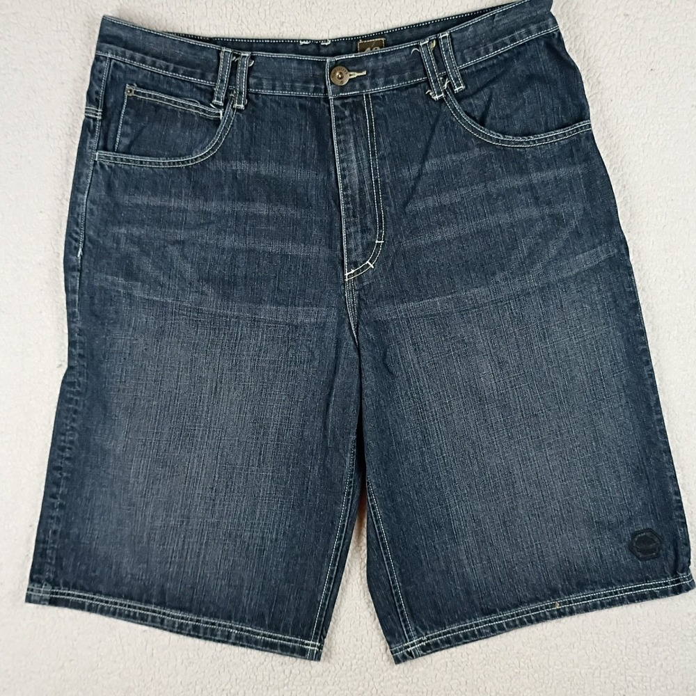 Timberland Authentic No 10061 Denim Shorts Mens 39 Blue Dark Wash Casual Street